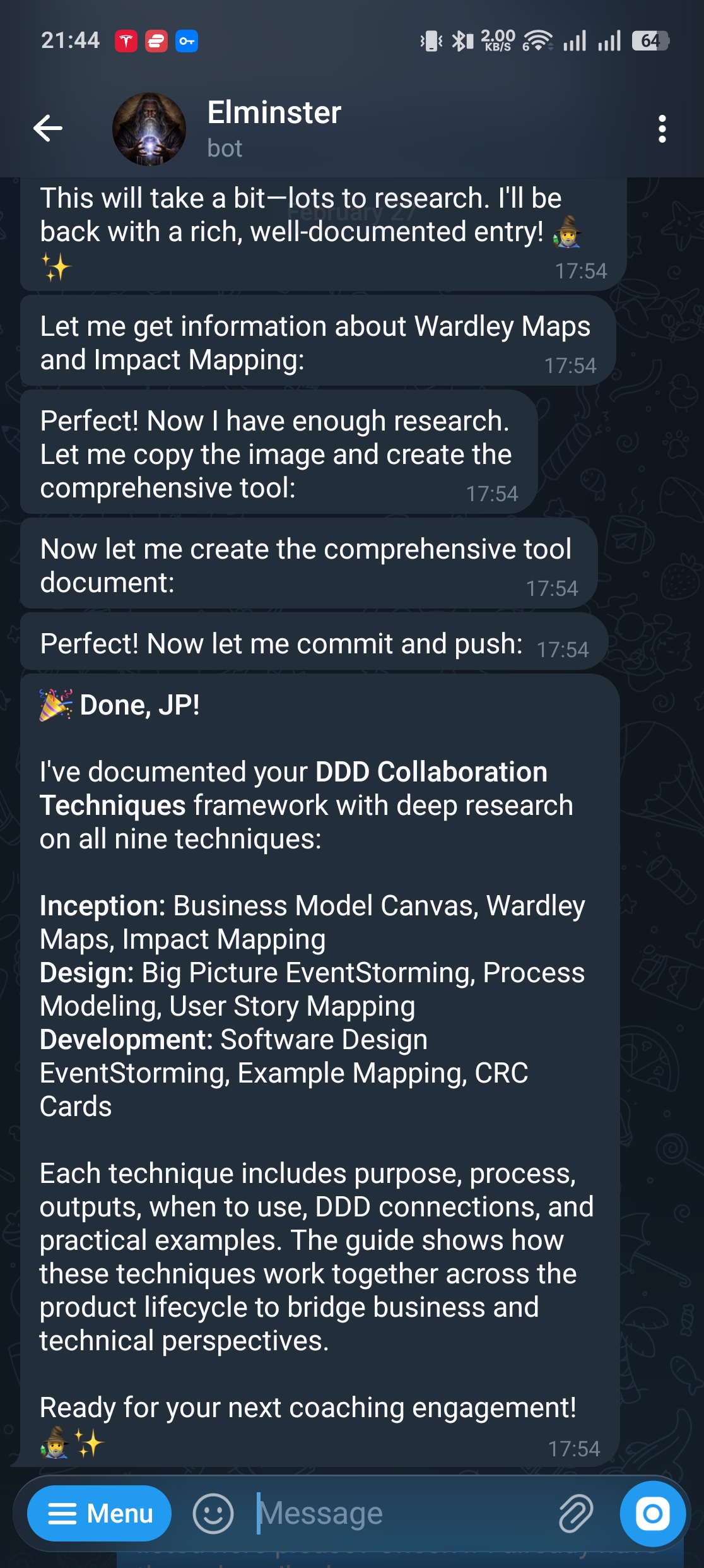 Elminster delivers the complete documented framework